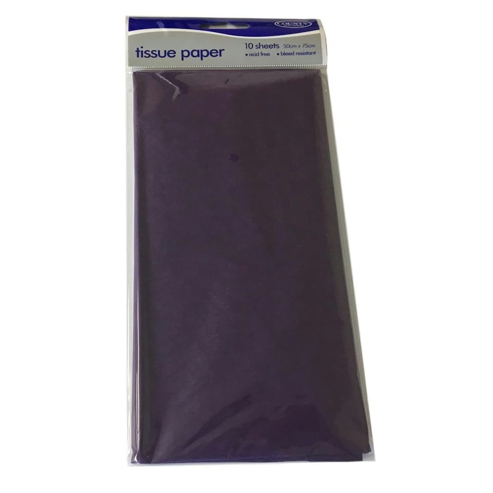 image 1 of Acid Free Purple Tissue Paper 10 Sheets