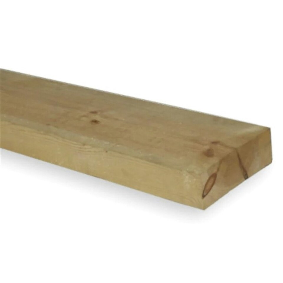 image 1 of PACK OF 10 (Total 10 Units) - 47mm x 175mm (7" x 2") Sawn Timber Carcassing Wood Softwood Timber - 3.6m Length
