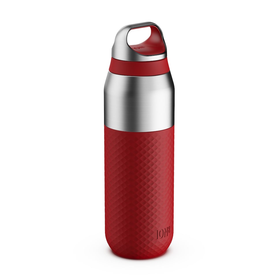 image 1 of ION8 ROAM Insulated Steel Water Bottle, Rubberised, 485ml / 16oz