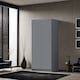 image 7 of FWStyle Stora 2 Door Wardrobe - Matt Dark Grey Grey