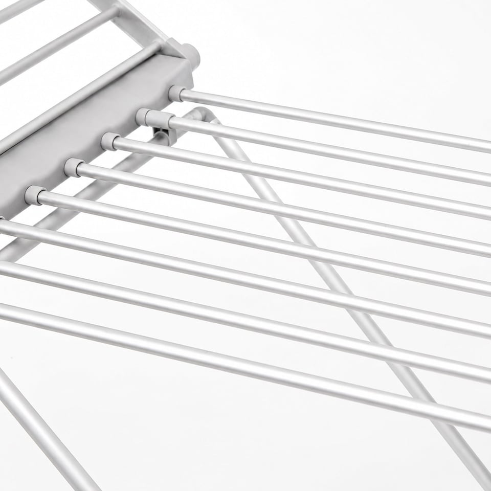 image 1 of Extendable Electric Heated Folding Clothes Horse Airer Dryer