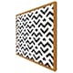 image 4 of Black & white geometric (Picture Frame) Grey | M