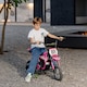 image 2 of AIYAPLAY Kids Electric Motorbike, 24V Battery Powered Dirt Bike with 250W Motor, 6-16km/h, 7AH Batteries, 12" Inflatable Tires and Rear Suspension, Ride On Motorcycle for 8-12 Years Old | Pink