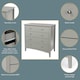 image 2 of Como 4 Drawer Chest of Drawers - Shaker Style Bedroom Storage Cabinet with Compact Design | Grey | Grey | 1