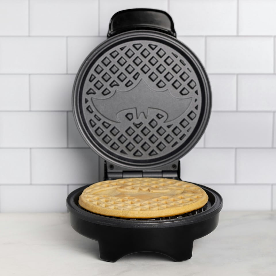 image 1 of Uncanny Brands DC Comics Batman Game Over Waffle Maker