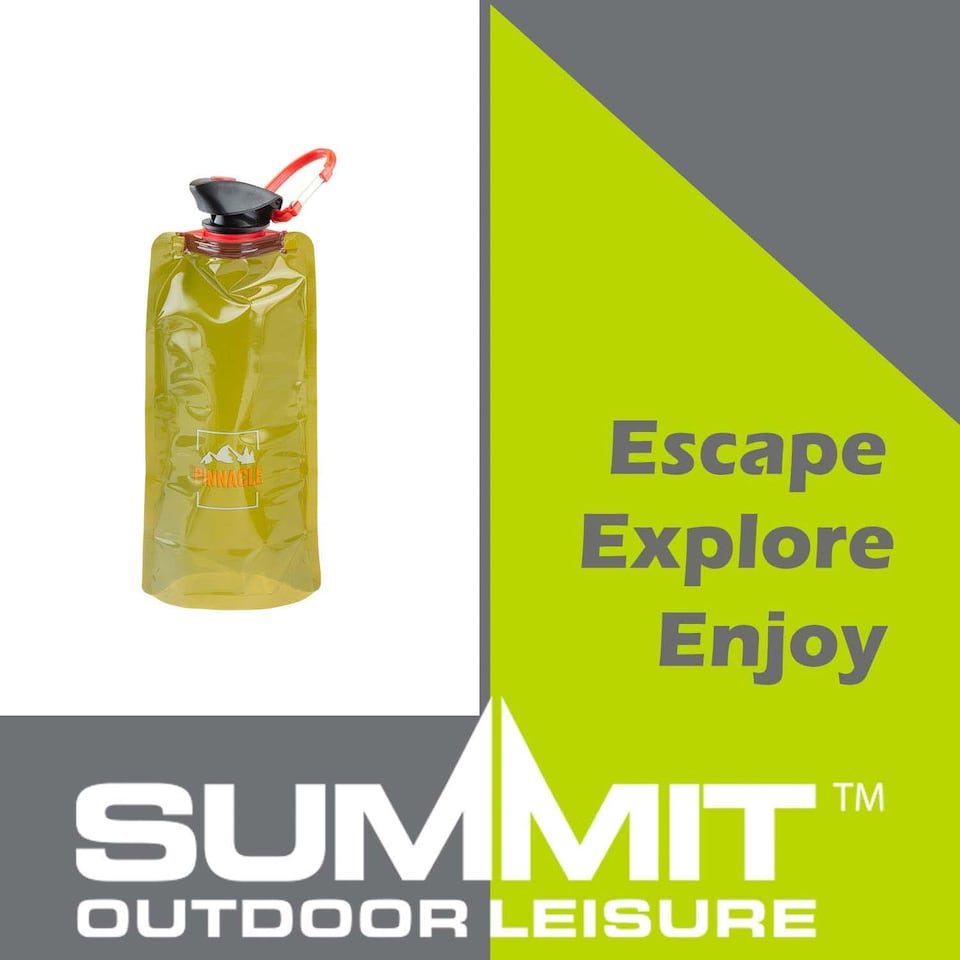 image 1 of PMS Collapsible Water Carrier with Flip-Top Lid, Thick Plastic, Green