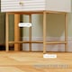 image 6 of HOMCOM Bedside Tables Set of 2, Bedside Cabinet with 2 Drawers, Gold Steel Legs, Modern Side Table with Striped Panel for Bedroom, Living Room, White