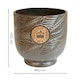 image 7 of Kew Leaf Embossed Cork Planter Green