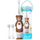 image 3 of Brush Baby WildOnes™ Bear Kids Electric Rechargeable Toothbrush & Applemint Toothpaste