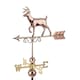 image 1 of Farmhouse Copper Proud Buck Deer Weathervane - L47 x W43.2 x H88.9 cm