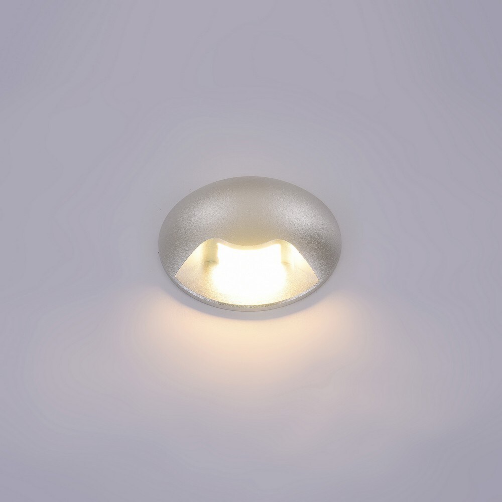 Netlighting Modern LED Outdoor Wall Lamp Silver Warm White 3000K 150lm IP44
