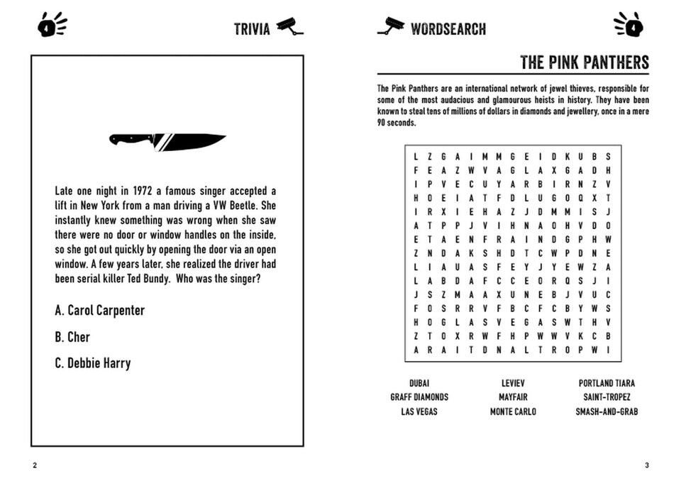 image 1 of The True Crime Puzzle Book