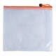image 6 of Pack of 12 A3 Orange PVC Mesh Zip Bags