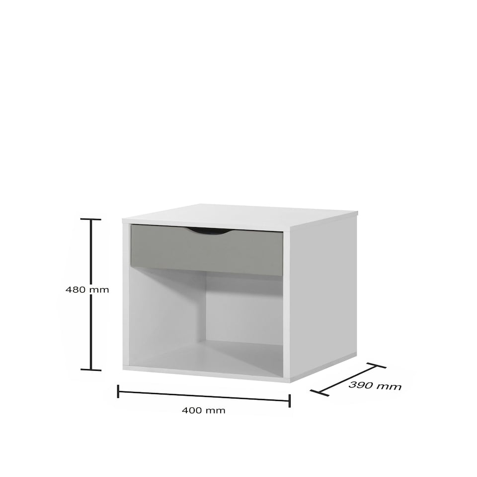 image 1 of 1 Drawer Nightstand