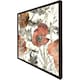 image 1 of Watercolour flower print (Picture Frame) Brown | XL