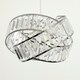image 2 of ValueLights Hudson Silver Ceiling Pendant Shade Clear