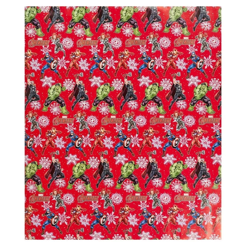image 1 of 4M Disney, Avengers & Frozen Gift Wrap Rolls | Multi | 1