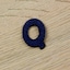 Blue Letter Q