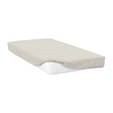 Belledorm Percale Extra Deep Fitted Sheet - Ivory - King | White | Ivory | King