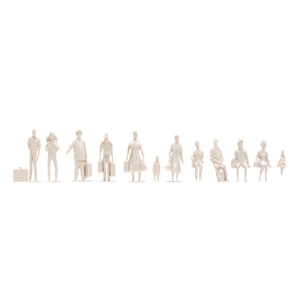 image 1 of Gaugemaster TT120 Unpainted Figure (72) Starter Set