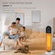 image 4 of HOMCOM Ceramic Space Heater Tower Heater W/ 45° Oscillation, White