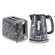 image 1 of GEEPAS 1.7L Electric Kettle, 2 Slice Toaster Combo, Black Black