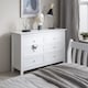 image 2 of Torsby Chest of Drawers 6 Drawer in Classic White