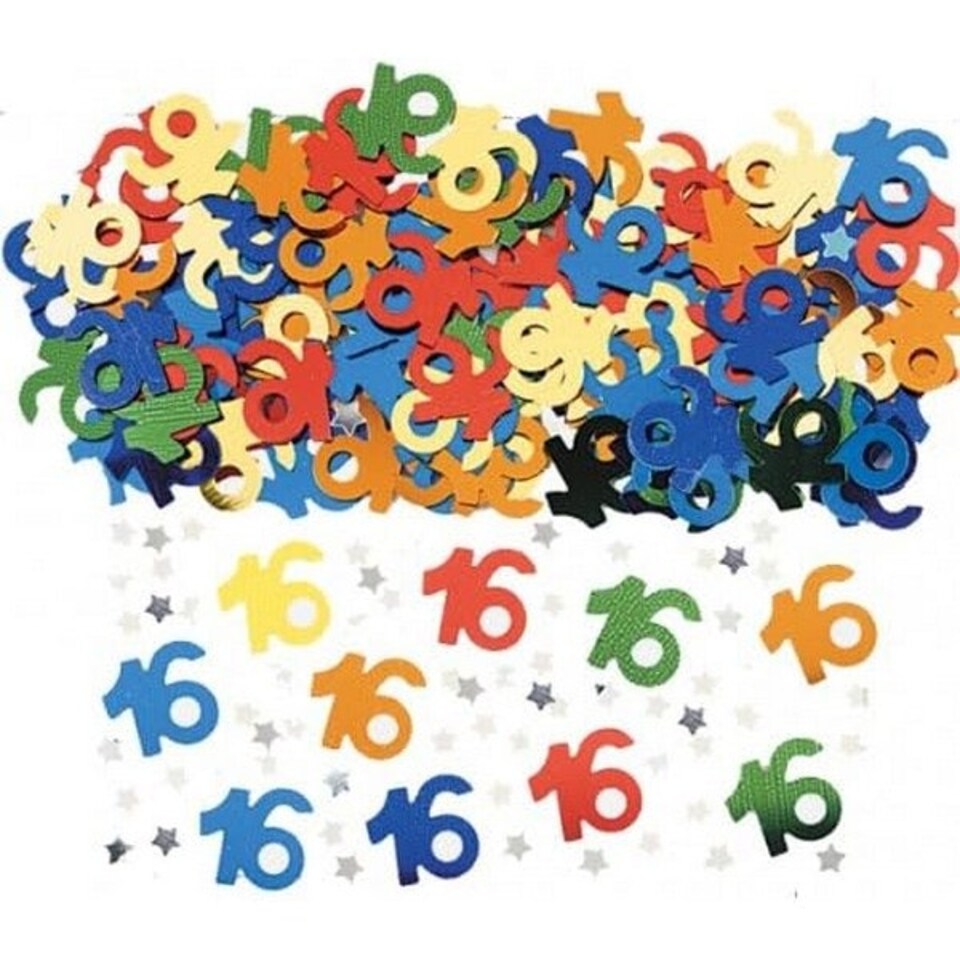 Amscan 16 Stars Confetti - Multicoloured - One Size