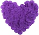 image 1 of 100pcs Dark Purple Silk Rose Petals Wedding Mothers Day Wedding Confetti Anniversary Table Decorations