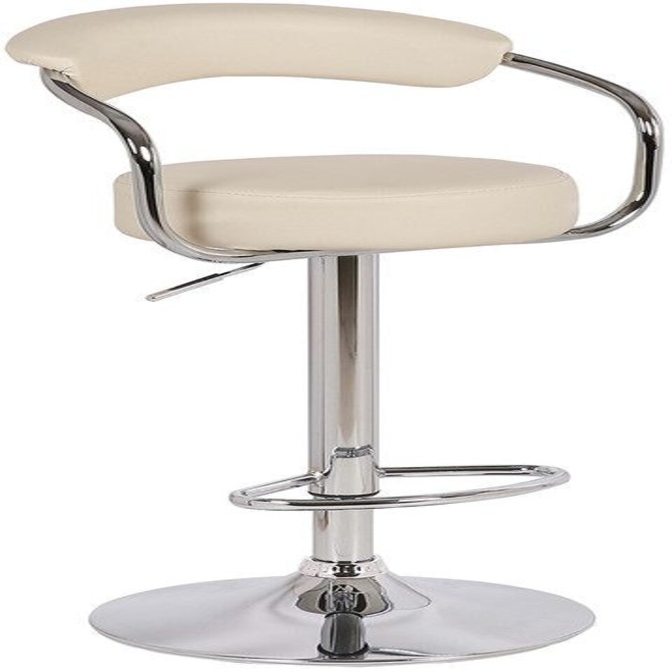 image 1 of Astra Stool Height Adjustable 6 Colours White