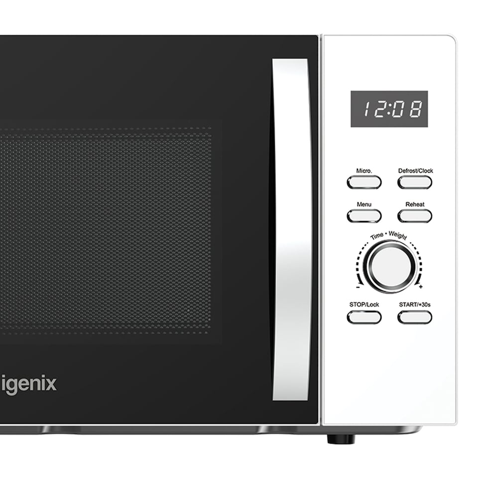 image 1 of Digital Microwave, 30 Litre, 950W, White, Igenix IGMS03090W