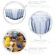 image 2 of Duralex Picardie Drinking Glasses - 250ml Tumblers for Water, Juice - Blue - Pack of 6 Blue