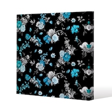 Blue Roses (Canvas Print) / 127 x 127 x 4cm | Multi