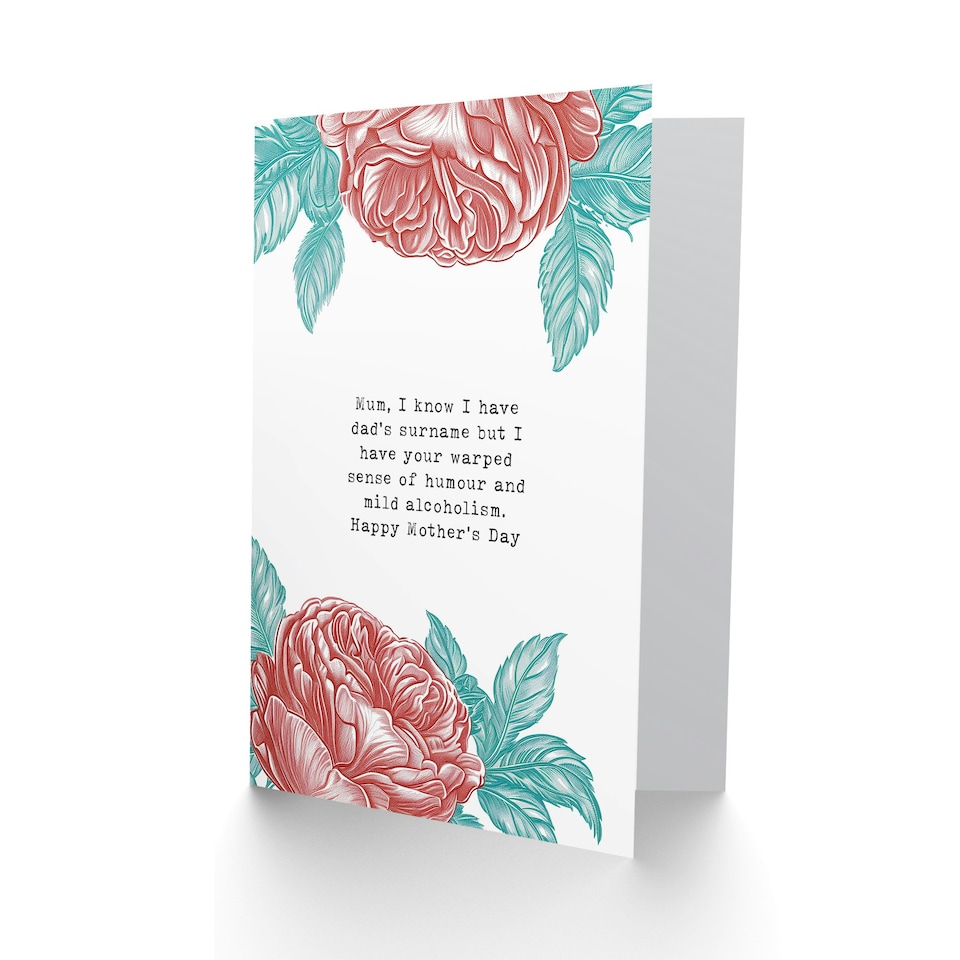image 1 of Mothers Day Card Joke Warped Humour Mild Mum Card