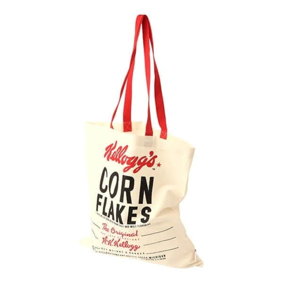image 1 of Vintage Kellogg's Cornflakes Tote Bag