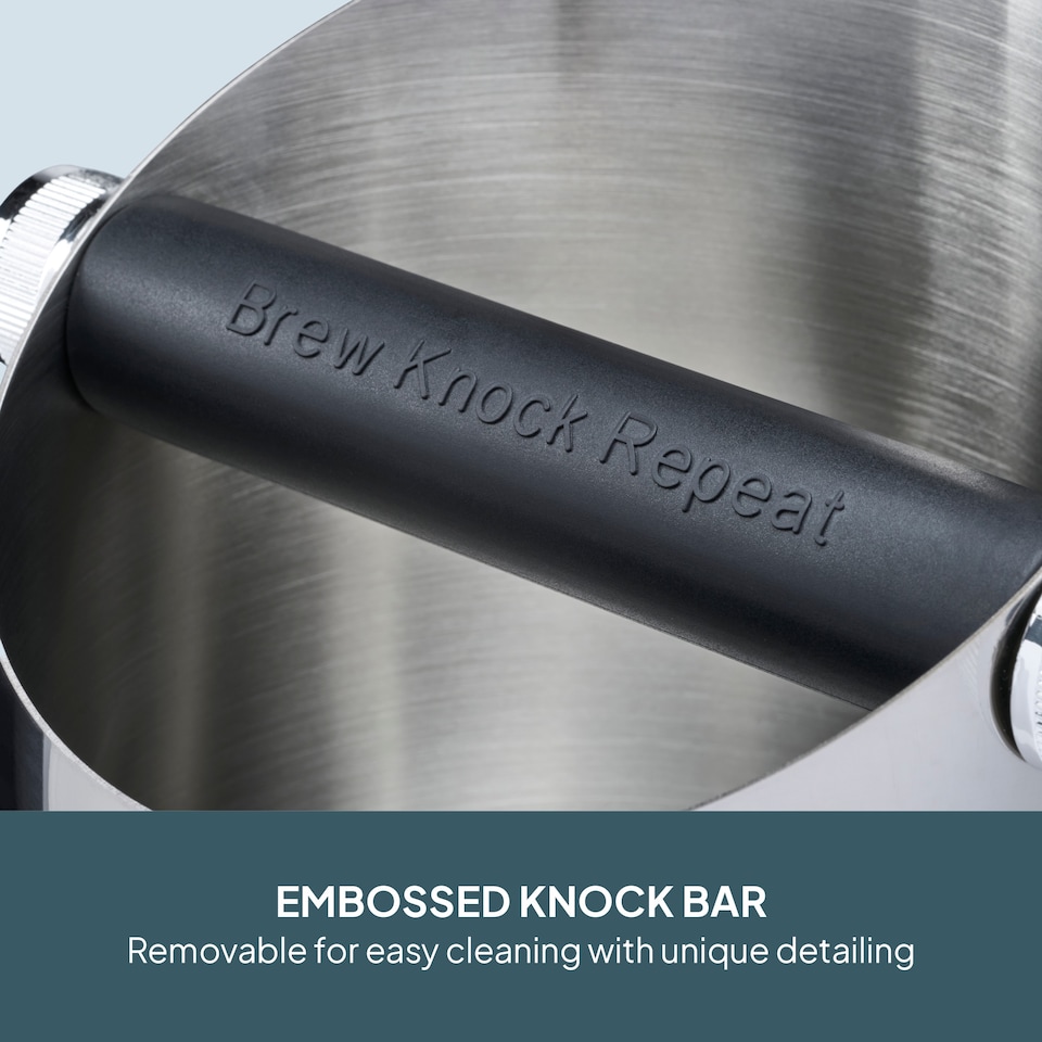 image 1 of Cooks Professional Steel Espresso Knock Box - Coffee Grounds Bin
