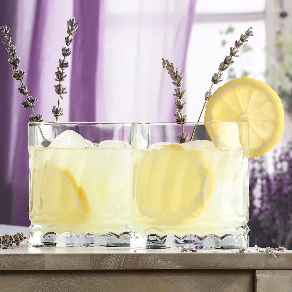 image 1 of LAV Wave Whisky Glasses - 330ml - Pack of 12