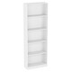 image 4 of Vida Designs Cambridge 5 Tier Extra Large Bookcase Display Storage, White