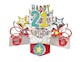 image 1 of Second Nature Pop Ups 21St Birthday Card