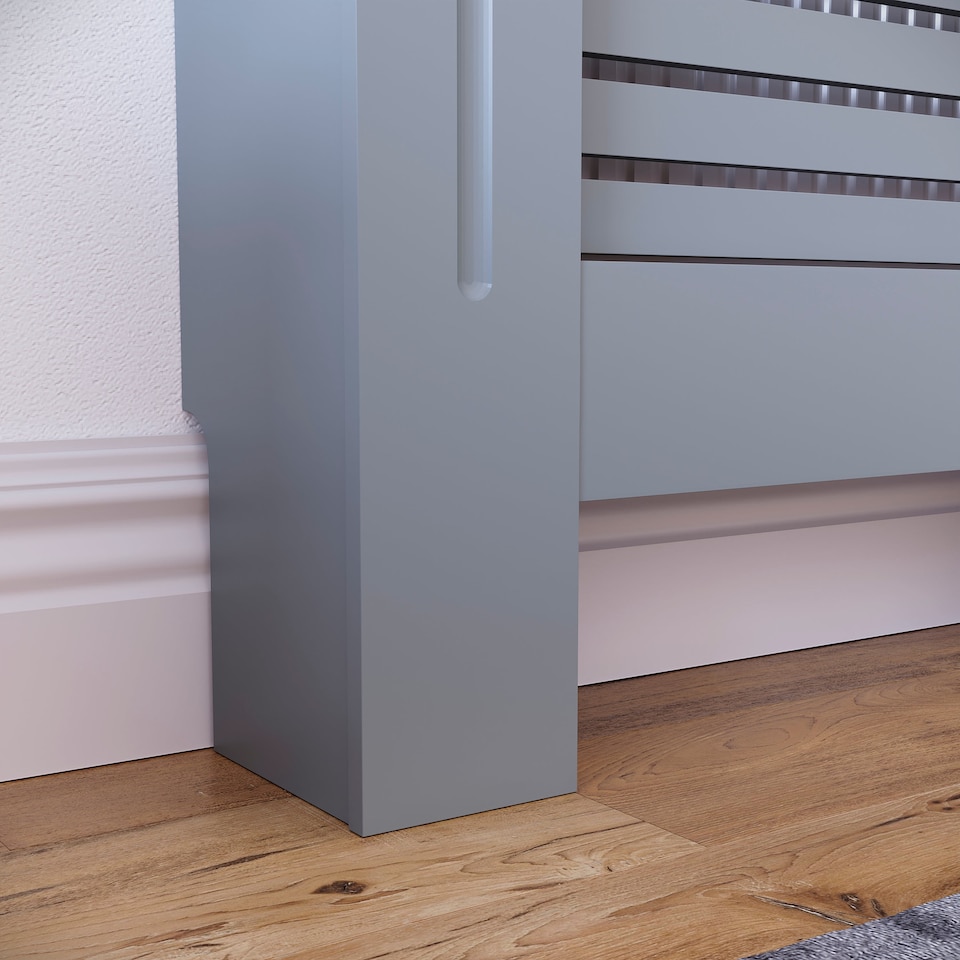 image 1 of Vida Designs Milton Radiator Cover Grey, Small