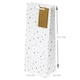image 3 of Hallmark Pack Of 3 Bottle Bags - Gold Stars