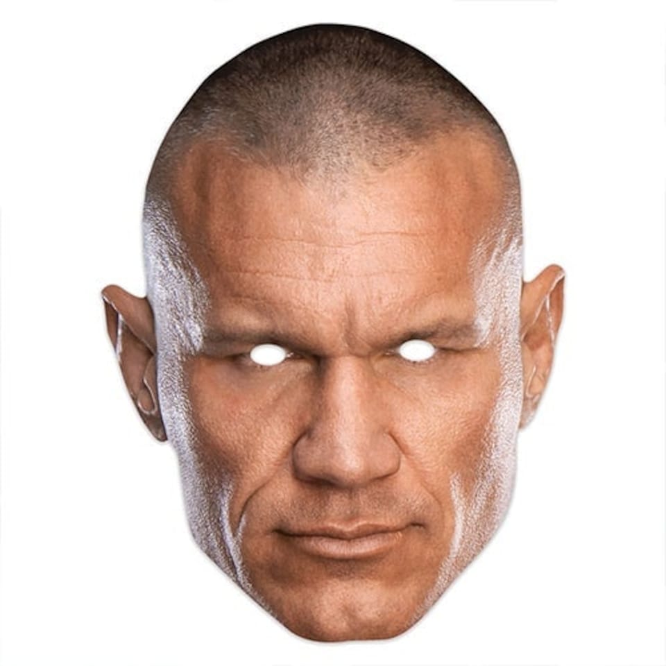 Randy Orton WWE Cardboard Face Mask