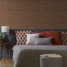 Boutique Gilded Texture Ruby Wallaper Red | Gold