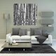 image 2 of Black and white bamboo (Canvas Print) 24" x 16"