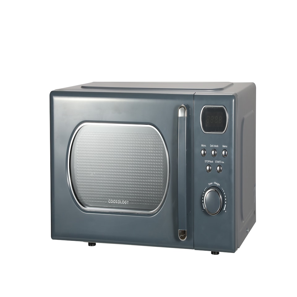 image 1 of Cookology Retro Microwave 800W Freestanding 20L - RETDD20GR Grey