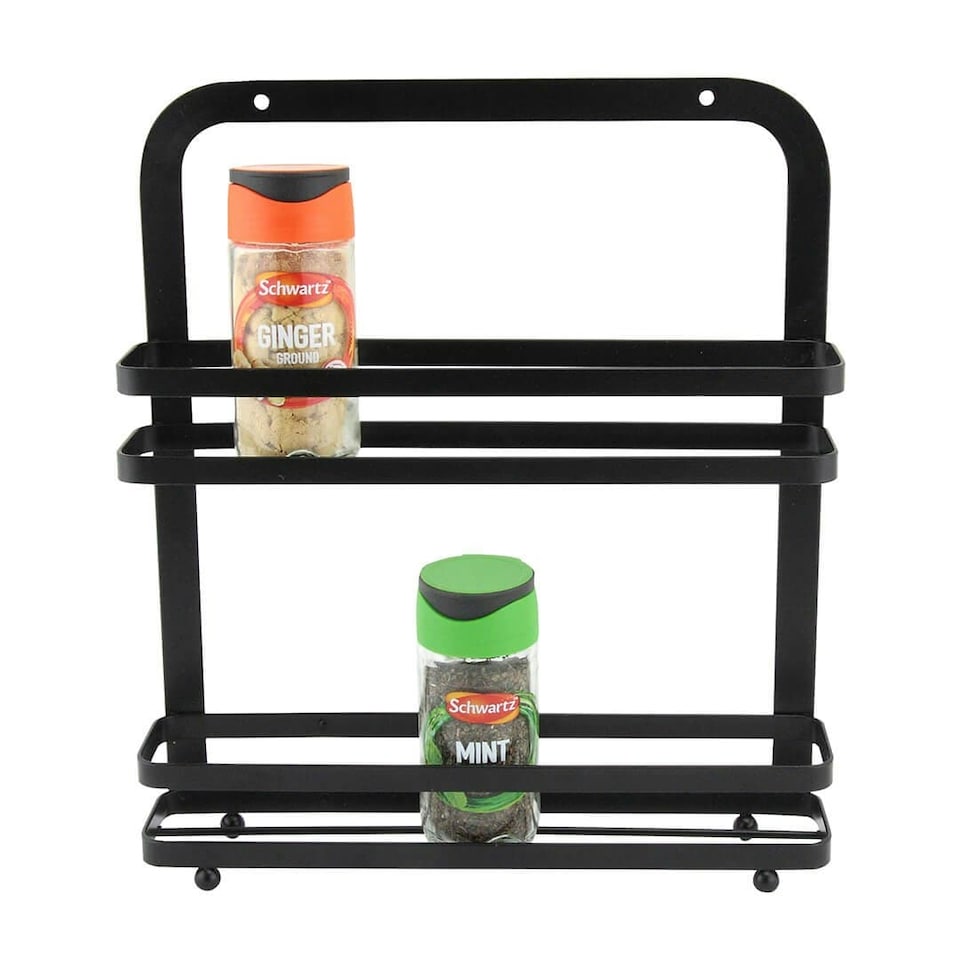 image 1 of Apollo Flat Iron Spice Rack 2 tier
