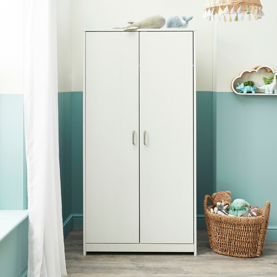 image 1 of Babymore Caro Mini 3 Piece Room Set - White Wash