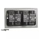 image 3 of Volex Crabtree 4-Gang Dimmer Light Switch - Flush Style
