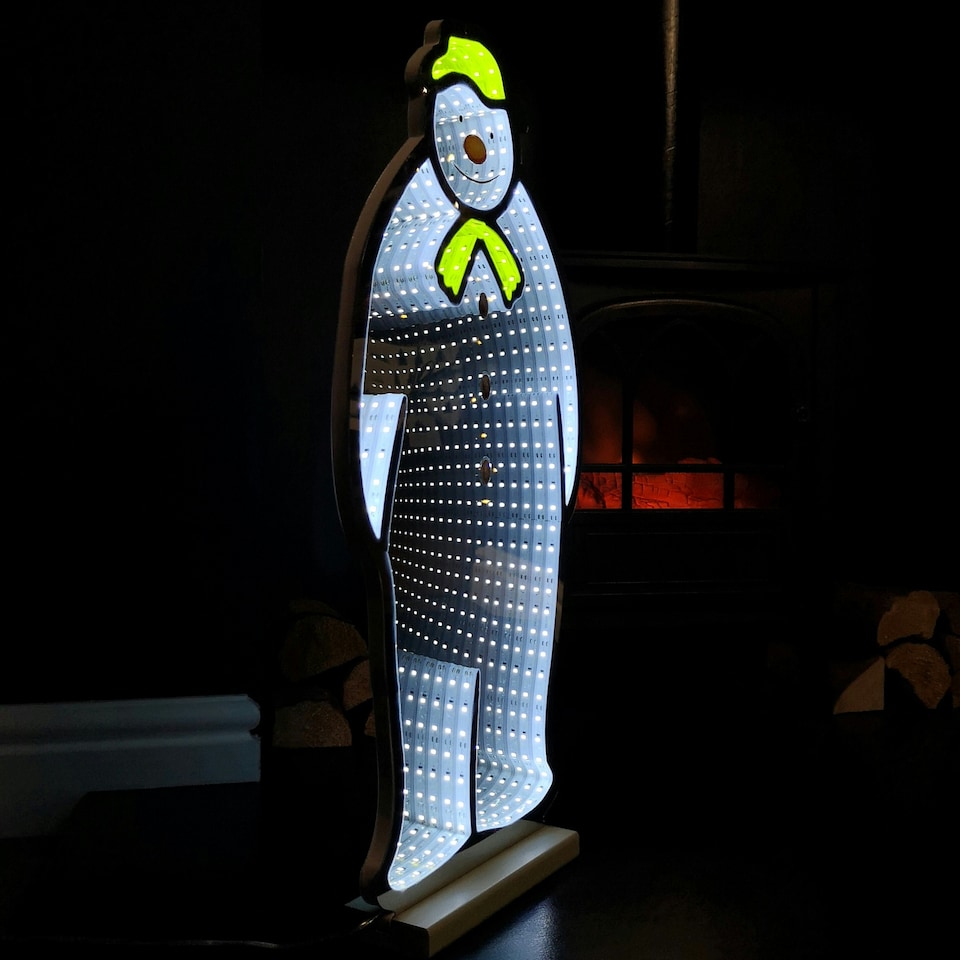 image 1 of 60cm LED Infinity Light The Snowman Movie