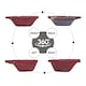 image 5 of CabinZero Bum Bag 2L, Anti-Theft RFID Blocking Travel Hip Pack | Red | Napa Wine